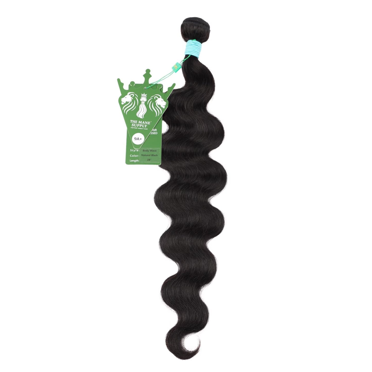 The Mane Supply Body Wave Bundles Human Hair 9A+ 100% Unprocessed Virgin Human Hair 1b#